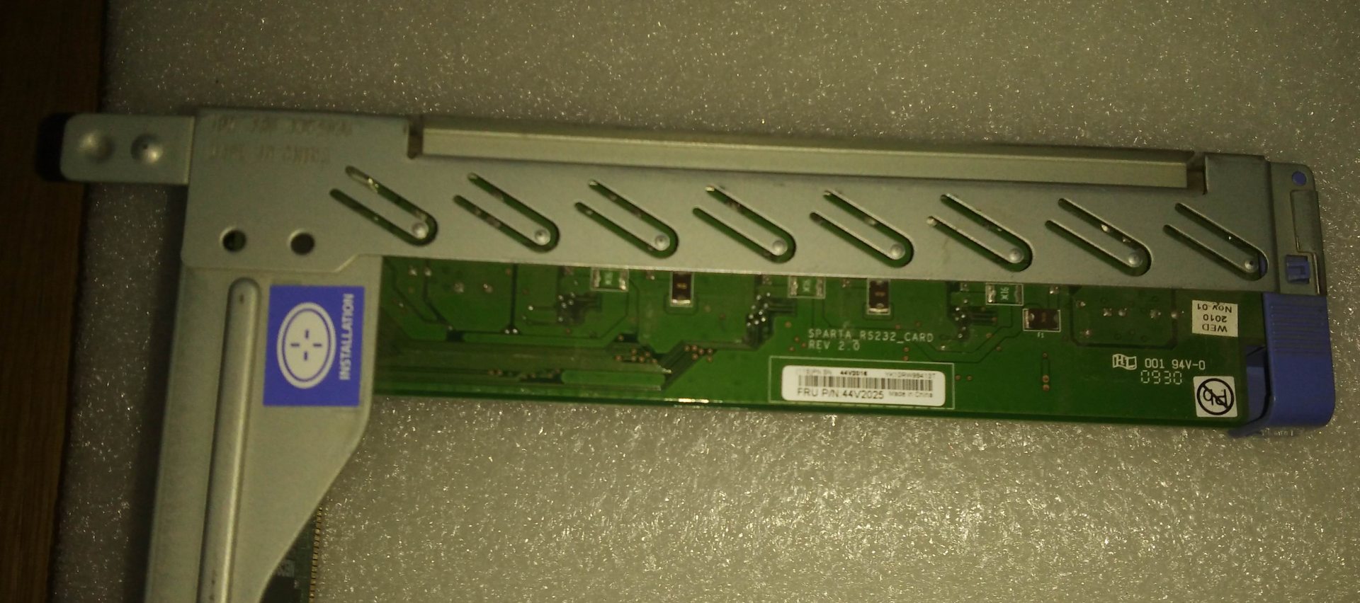 IBM 4810-340 E40 POS Terminal Sparta Riser card - features and details