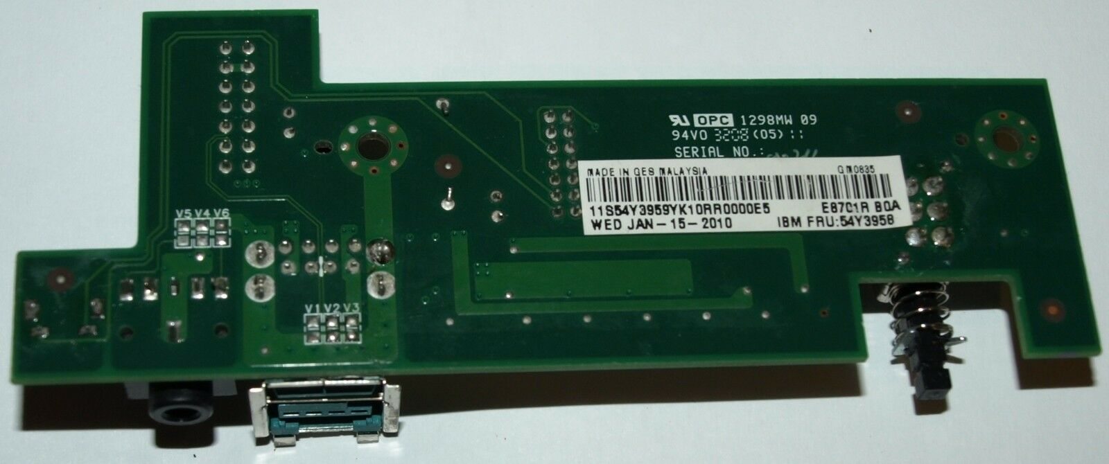 IBM SUREPOS 700 4800 F43FX3EF3&4900×75 OPERATOR PANEL CARD FRU PN54Y3958 thumbnail 2