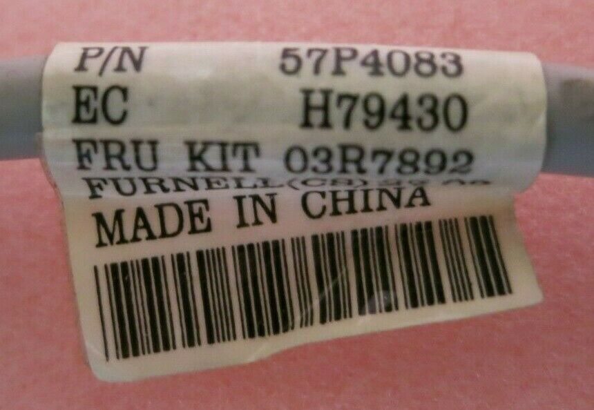 IBM Surepos 500 POS Terminal RS232 Male 9P To RJ45 Cat5 2FT Serial Cable PN57P4083 - features and details