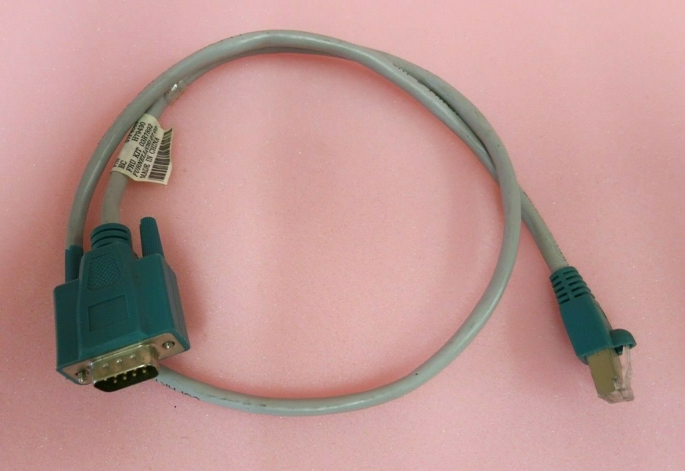 IBM Surepos 500 POS Terminal RS232 Male 9P To RJ45 Cat5 2FT Serial Cable PN57P4083 thumbnail 3