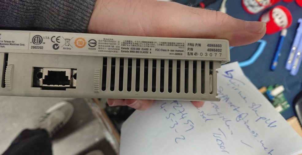 IBM TOSHIBA 40N6803 IBM VFD-II Customer Display thumbnail 2