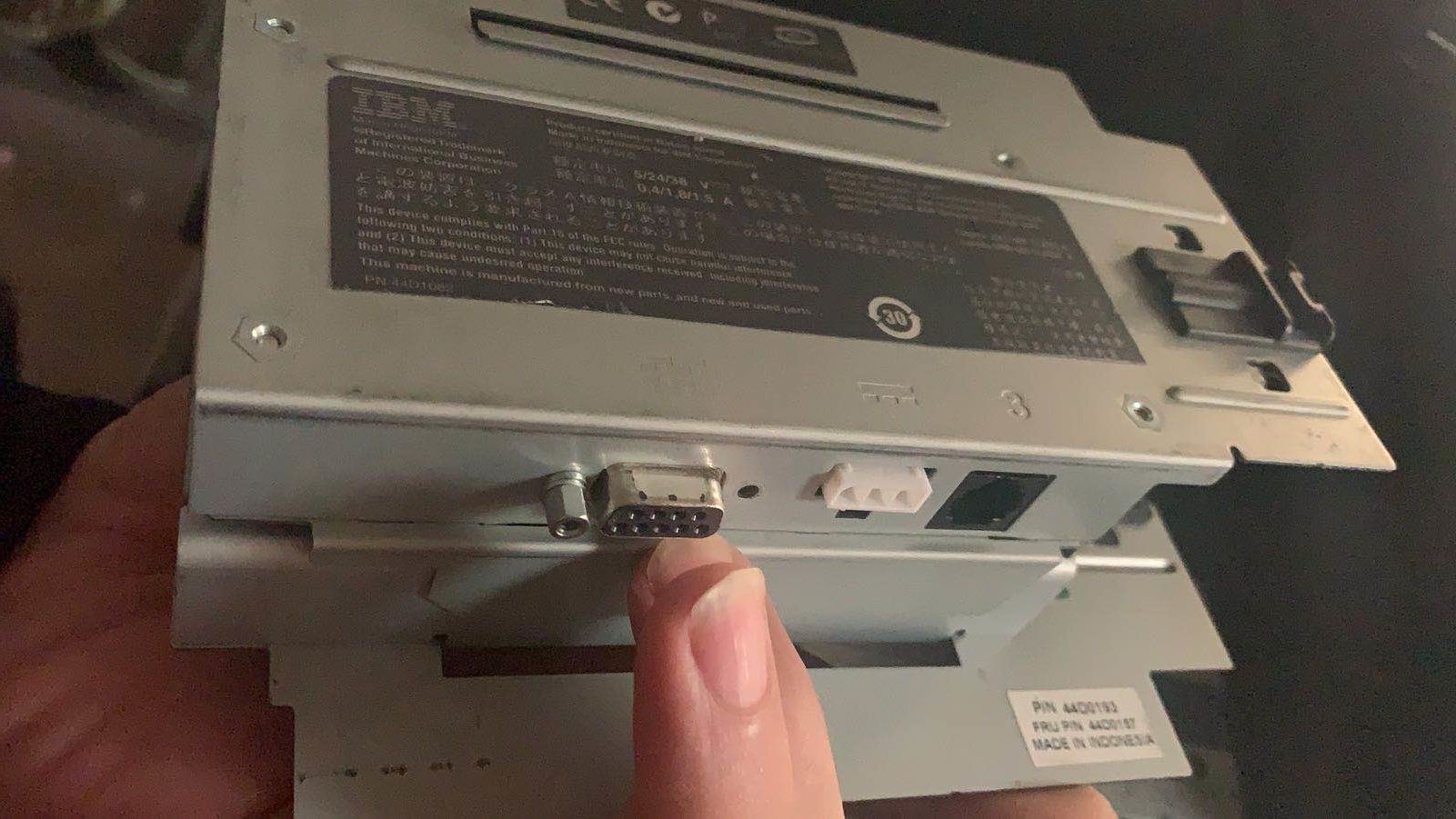 IBM TOSHIBA 4610-2NR 4610-2CR RS232 Interface Card PN 44d0203 44d0158