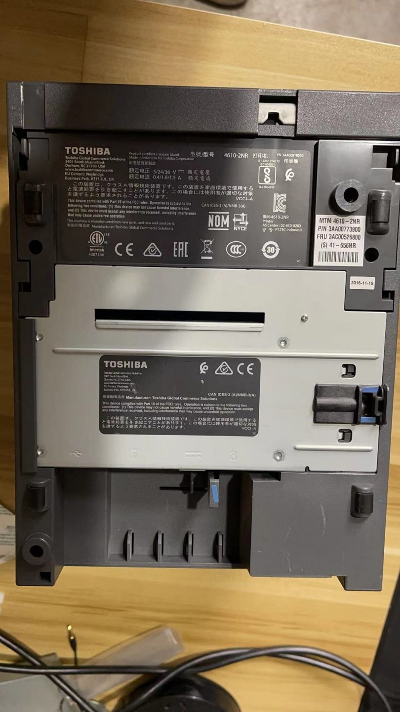 IBM TOSHIBA Suremark-4610 2NR Thermal Printer