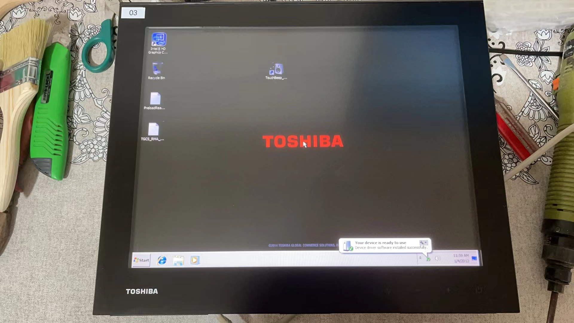 Toshiba TCXWAVE 6140-E3R POS Terminal Mainboard thumbnail 3